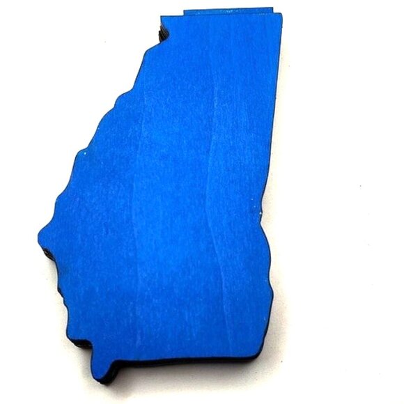 3D Laser cut multi-layered Georgia state magnet - Picture 4 of 4